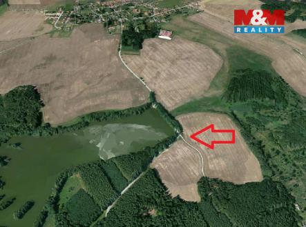 Mapy.com 2-1 šipka.jpg | Prodej - pozemek, zemědělská půda, 12 695 m²
