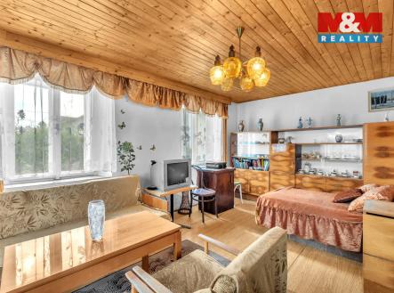 Obývací pokoj + KK | Prodej - chata/rekreační objekt, 95 m²