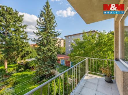 balkon | Pronájem bytu, 2+kk, 49 m²