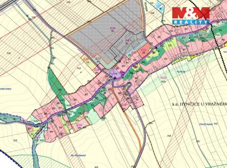 ÚP Hynčice výřez.jpg | Prodej - pozemek pro bydlení, 696 m²