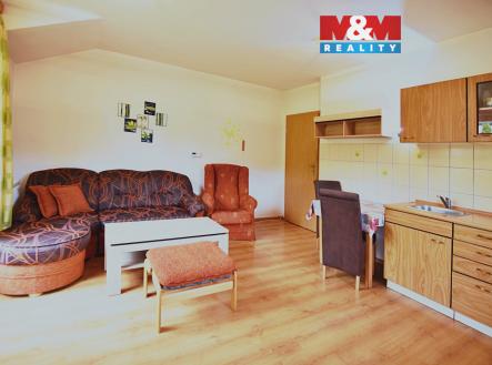 Obývací pokoj s kuchyní | Pronájem bytu, 2+kk, 43 m²