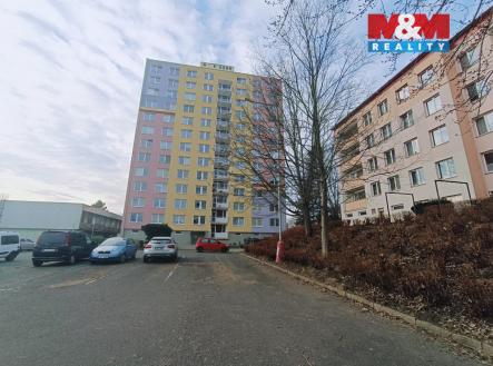 pohled na dům | Pronájem bytu, 1+1, 41 m²