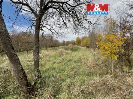 Pohled zespodu | Prodej - pozemek, zahrada, 824 m²