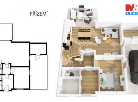 Půdorys 2.jpg | Pronájem - dům/vila, 118 m²