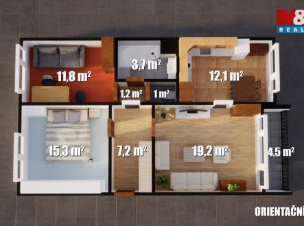 . | Prodej bytu, 3+1, 75 m²