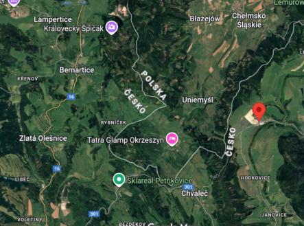 mapa okolí.jpg | Pronájem bytu, 3+kk, 58 m²