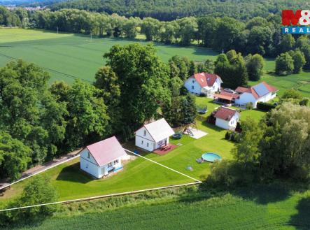 Letecký pohled 11.jpg | Prodej - chata/rekreační objekt, 67 m²