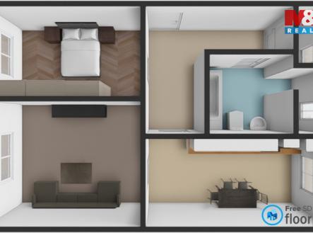 okružní.jpg | Pronájem bytu, 2+1, 49 m²