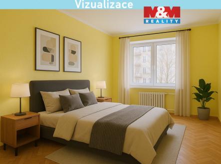 vizual ložnice.png | Prodej bytu, 2+1, 59 m²