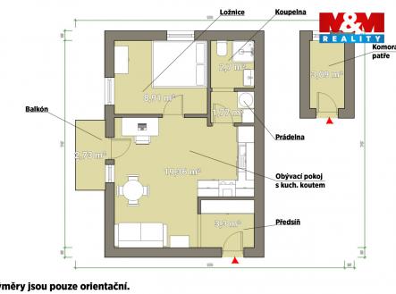 8cc56d21-be13-4240-930e-d34060b9fa55.jpg | Pronájem bytu, 2+kk, 46 m²
