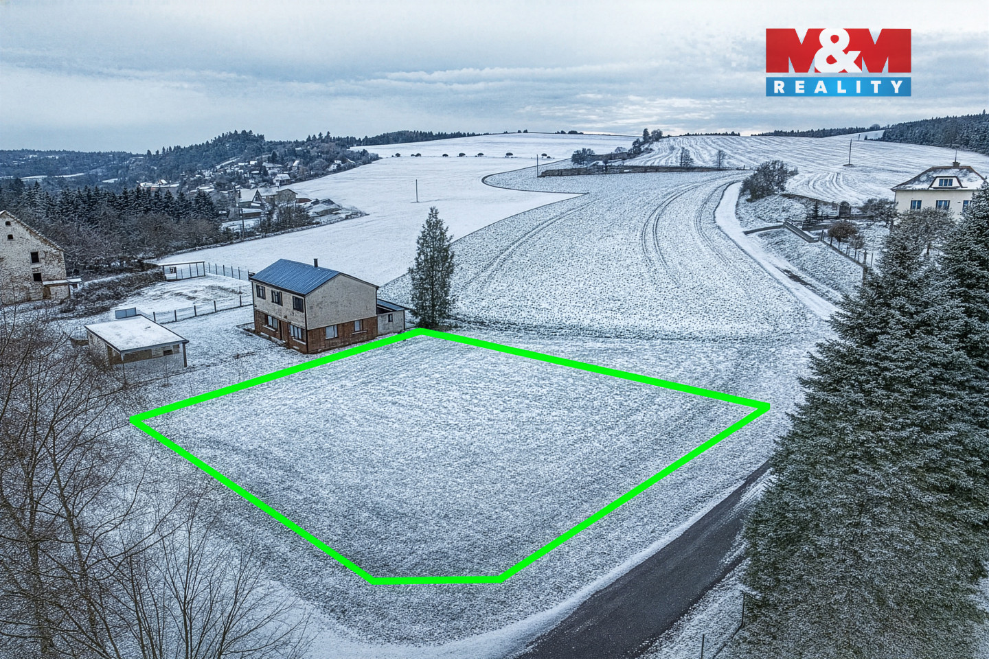 Prodej pozemku k bydlení, 1057 m², Chocerady