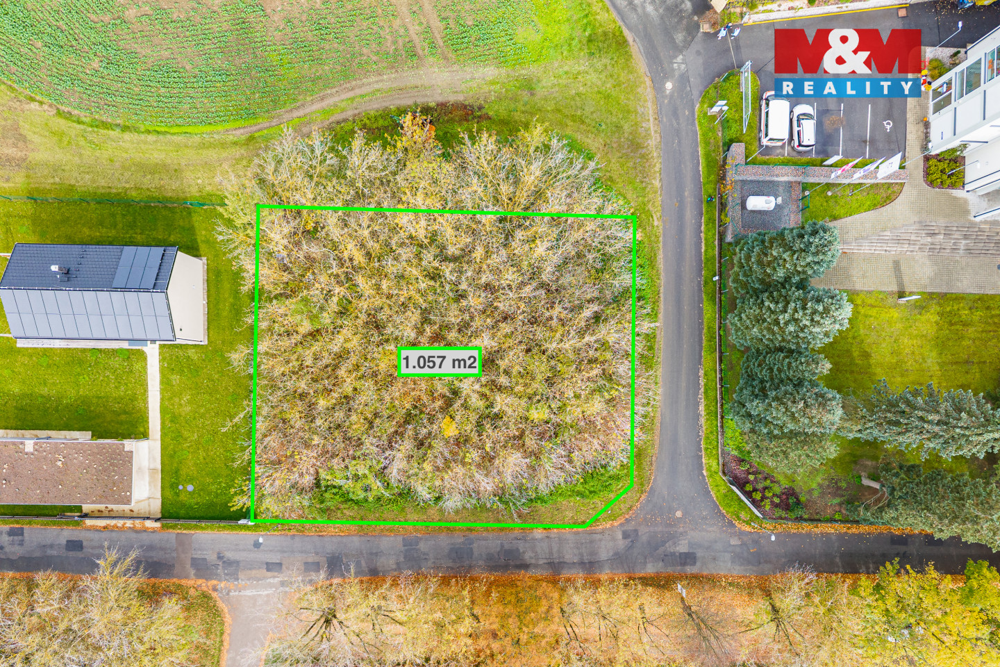 Prodej pozemku k bydlení, 1057 m², Chocerady