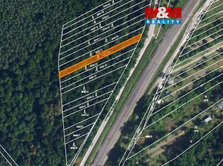 mapka | Prodej - pozemek, les, 261 m²