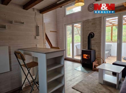 Obytný pokoj | Pronájem - chata/rekreační objekt, 31 m²