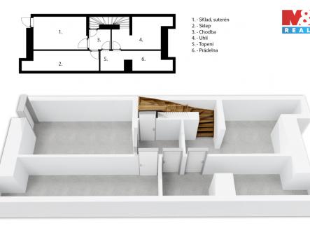 Půdorys.ŘRD.Cihelna.suterén.jpg | Prodej - dům/vila, 160 m²