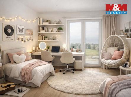 vizualizace dětský pokoj | Prodej - dům/vila, 252 m²