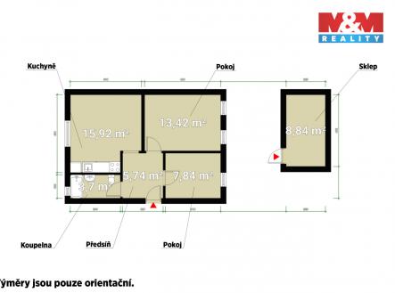 PÖdorys.jpg | Pronájem bytu, 2+1, 46 m²