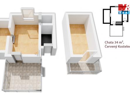 půdorys (1).jpg | Prodej - chata/rekreační objekt, 34 m²