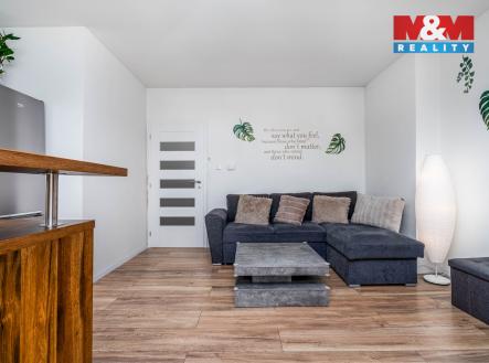 Obývací pokoj s kuchyňský kout | Prodej bytu, 2+kk, 49 m²