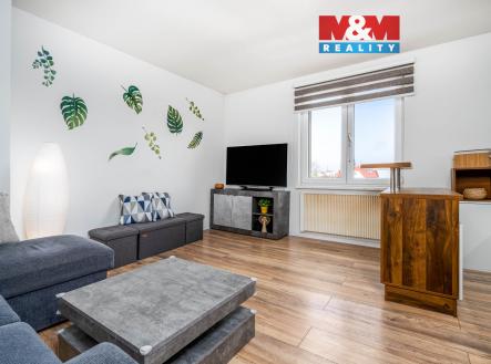 Obývací pokoj s kuchyňský kout | Prodej bytu, 2+kk, 49 m²