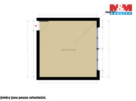 Půdorys template.jpg | Pronájem - kanceláře, 22 m²