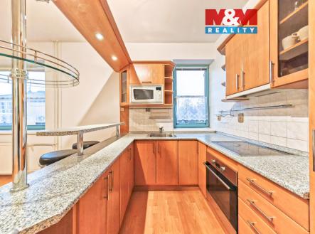 obývací pokoj + KK | Pronájem bytu, 2+kk, 49 m²