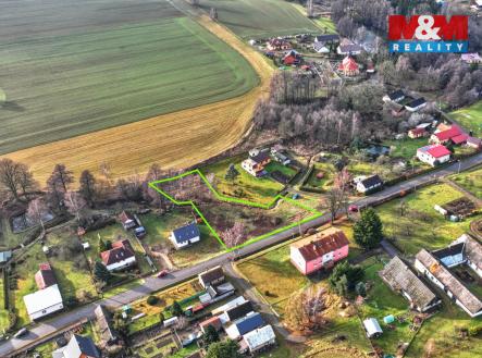 Pohled z dronu | Prodej - pozemek pro bydlení, 2 126 m²