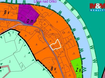 Územní plán - mapa | Prodej - pozemek pro bydlení, 390 m²