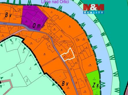 Územní plán - mapa | Prodej - pozemek pro bydlení, 390 m²