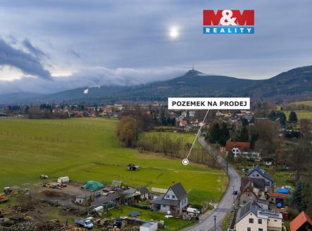 Pohled na pozemek | Prodej - pozemek pro bydlení, 1 702 m²