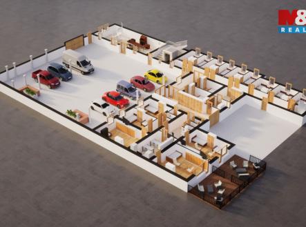 půdorys přízemí | Prodej - dům/vila, 235 m²