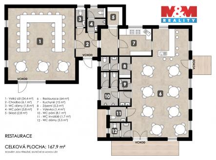 PUDORYS_RESTAURACE.jpeg | Prodej - obchodní prostor, 168 m²