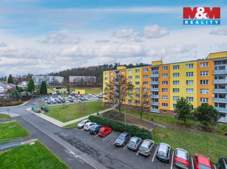 pohled z obývacího pokoje | Prodej bytu, 2+1, 68 m²