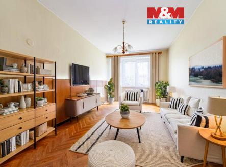 bytPo-11 - Living Room - Scandinavian - 28.jpg | Pronájem bytu, 3+1, 62 m²