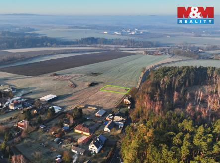 Pozemek z dronu | Prodej - pozemek pro bydlení, 1 456 m²