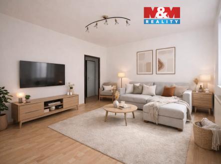 Obývací pokoj | Prodej bytu, 2+1, 43 m²