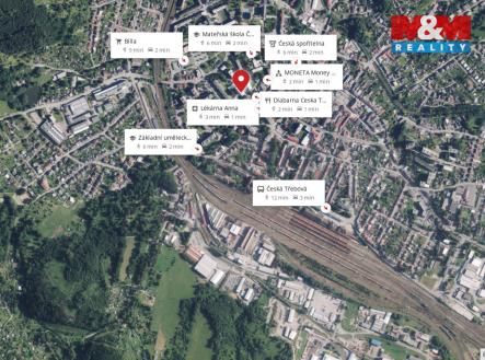Mapa okolí | Prodej bytu, 3+1, 80 m²