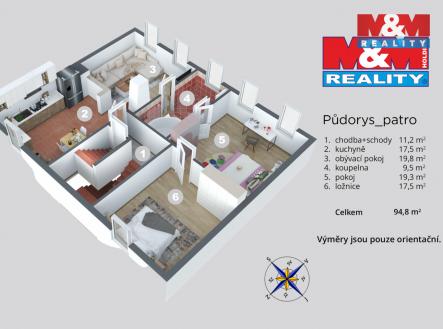 Pudorys_Svadovska 193_patro.jpg | Prodej - dům/vila, 200 m²