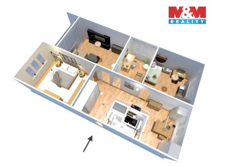 půdorys | Prodej bytu, 4+1, 79 m²