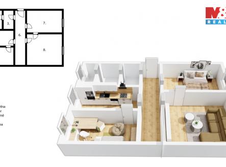 půdorys.jpg | Prodej bytu, 3+1, 61 m²