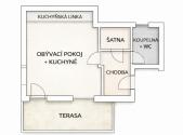 Prodej bytu, 1+kk, 34 m²