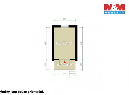 Půdorys.jpg | Prodej - chata/rekreační objekt, 17 m²