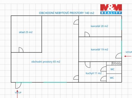 Kancelářské obchodní prostory140m2.jpg | Pronájem - obchodní prostor, 140 m²