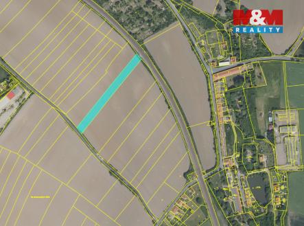 ortofoto mapa | Prodej - pozemek, zemědělská půda, 5 509 m²