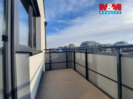 Balkón | Pronájem bytu, 3+kk, 63 m²