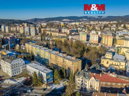 Foto z dronu | Prodej bytu, 3+1, 74 m²