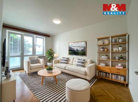 ad9f30de-8784-4fd2-b1c9-a4b48eb7ed97 - Living Room - Scandinavian - 19.jpg | Pronájem bytu, 1+1, 30 m²