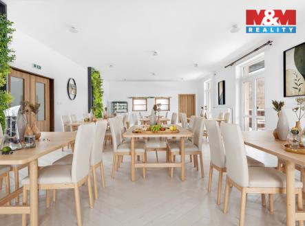 Vizualizace jídelna | Prodej - hotel, 1 890 m²