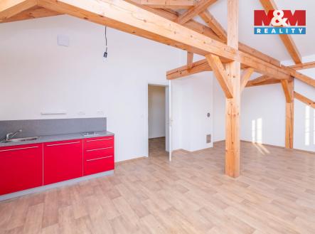 Pronájem bytu 1+kk, 47 m2, Studeněves, okr. Kladno | Pronájem bytu, 1+kk, 47 m²