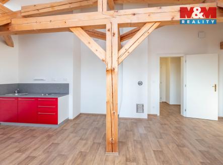 Pronájem bytu 1+kk, 37 m2, Studeněves, okr. Kladno | Pronájem bytu, 1+kk, 37 m²